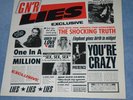 GUNS N' ROSES - G N' R LIES VINYL LP SUPERB COPY EXNM