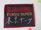 Original SCORPIONS Tokyo Tapes 1980's Sew on Badge / Patch