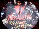 MICHAEL JACKSON/ THRILLER PICTURE DISC/ ZOMBIE PS / PROMO MINT LP