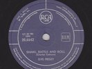 Elvis Presley - Shake Rattle and Roll (78 RPM record-Made in Belgium)
