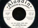 45tk-R&B -ALADDIN 3437-The Brown Brothers*****PROMO