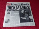 H160  Jethro Tull ?– Thick As A Brick   LP 1972  newspaper cover  CHR 1003  WOC
