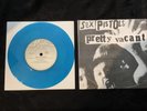 SEX PISTOLS - PRETTY VACANT - AQUA BLUE MARBLE VINYL - NEW ZELAND SLEEVE N-MINT