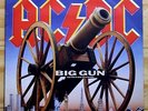 EX/EX  AC/DC BIG GUN - BACK IN BLACK - FOR THOSE ABOUT TO ROCK 12
