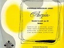 NIEDZIELSKI Piano CHOPIN Sonata 2 (Funeral March), 9 Etudes TELEFUNKEN GB1 Ed.1