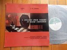 BACH / BARCHET violin-VEYRON LACROIX clavecin-MUCKEL cello LP ERATO LDE 3189 EX