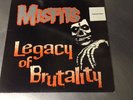 Misfits Legacy of Brutality RED w/black vinyl RARE mint Plan 9 Caroline LP