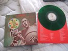 QUEEN NEWS OF THE WORLD FRENCH GREEN VINYL LP WITH STICKER