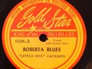 Gold Star 638 Little Son Jackson ROBERTA BLUES Texas E-/E 78 rpm  potential hc