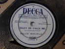 BILLIE HOLIDAY Crazy He Calls Me DECCA WL PROMO 24796 78 RPM / V+