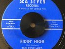 RARE SURF INSTRUMENTAL ROCKER THE REVELAIRS Ridin' High SEA SEVEN 45 mp3