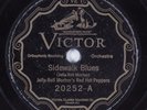 Jazz 78 JELLY ROLL MORTON RED HOT PEPPERS Sidewalk Blues VICTOR 20252 HEAR