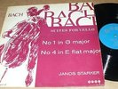 BACH solo CELLO Suites nos. 1 & 4 BWV 1007 & 1010 JANOS STARKER Saga XID 5167 NM