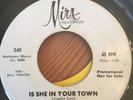 CURTIS LEE 'IS SHE IN YOUR TOWN' MIRT RECORDS ORIGINAL RARE NORTHERN SOUL