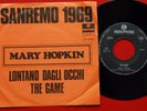 MARY HOPKIN SAN REMO 1969 LONTANO DAGLI OCCHI/GAME 1969 RARE EXYU 7“PS