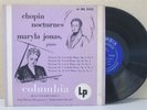 MARYLA JONAS Chopin Nocturnes 10-Inch LP US 1950 orig Columbia ML 2143 (EX-)