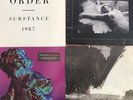 NewOrder vinyl LP albums, Substance,Technique,Shellshock, Joy Div Love Will Tear
