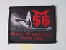 Original Michael SCHENKER 1983 Built to Destroy Tour MSG Sew on Badge / Patch