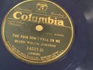 BLUES BLIND WILLIE JOHNSON Columbia 14537 Rain DOnt Fall on Me/Trouble...E-