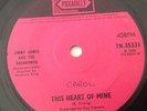 JIMMY JAMES & THE VAGABONDS - THIS HEART OF MINE / I DON'T WANNA CRY - UK. VG