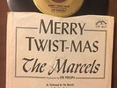 MARCELS Merry Twist-Mas/Don't Cry For Me This Christmas 45 + ps Colpix doo wop