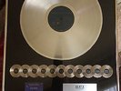 SIMPLY RED STARS BPI OFFICIAL 11 X PLATINUM AWARD ORIGINAL FRAME RADIO PRIZE