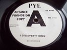 DAVID BOWIE I dig everything UK PYE Demo - solid centre PSYCH MOD HAMMOND