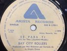 BAY CITY ROLLERS CHILE RARE ORIGINAL SINGLE 1975 EX