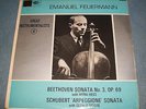 EMANUEL FEUERMANN, cello PLAYS SCHUBERT “ARPEGGIONE” SONATA RARE UK EMI/ODEON LP