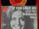 OLIVIA NEWTON JOHN IF YOU LOVE ME/BROTHERLY LOVE 1974 RARE EXYU 7“ PS