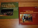 Marriner Bach Orchestral Suites Solo Concertos Decca Stereo 2 Boxes 4LPs NM