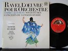 CLUYTENS RAVEL ORCHESTRAL WORKS 3 DAPHNIS & CHLOE STEREO LP EMI VSM ED1 CVB 934