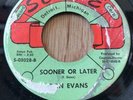 DON EVANS northern soul 45 Sooner Or Later / Travlin Man   Scope