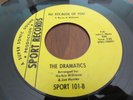 THE DRAMATICS  RARE DETROIT NORTHERN SOUL 45 ON SPORT LBL  ALL BECAUSE OF YOU