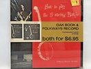 New PETE-SEEGER-How-To-Play-The-5-string-Banjo-LP-Oak Book and Folkways Record