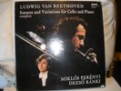 Beethoven Cello Sonata Perenyi Ranki/3 LP Box Hungaraton SLPX 11928/30 Stereo NM