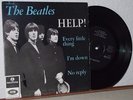 BEATLES - Help  +3 EP Rare danish 45