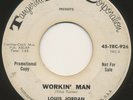 LOUIS JORDAN on Tangerine —WORKIN' MAN— soul r&b 45 | PROMO | LISTEN