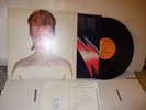 DAVID BOWIE ALADDIN SANE RCA LSP-4816 LP WITH LYRIC SLEEVE AND FAN CLUB FLYER MI