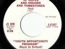 JIMMY FRASER YOUTH OPPORTUNITY PROGRAM Of Hopes Dreams & Tombstones 45 RECORD