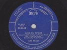 Elvis Presley-Love me tender/Any way you want me  (78 RPM record-Made in Belgium