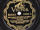 Victor #24410: Don Bestor Orc.-Mickey Mouse & Minnie's In Town/Big Bad Wolf E/E-