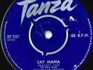 THE KEIL ISLES SAY MAMA / YOUR CHEATIN HEART TANZA ZF 327 ORG NZ ROCKABILLY
