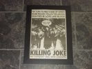 Killing joke-1992 original poster sized advert framed