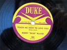 BOBBY BLUE BLAND-BOBBY'S BLUES /TEACH ME ON DUKE R&B SOUL 78RPM-EX