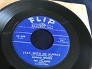 DONALD WOODS & THE VEL-AIRES Stay With Me Always / My Very Own  RARE FLIP 45-309
