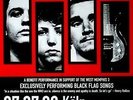 ROLLINS BAND PLAYS BLACK FLAG 2003 TOURPOSTER Henry Rollins Black Flag IIII