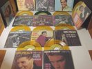 ELVIS PRESLEY 13 COLORED VINYL 45 RPM RECORDS VG++