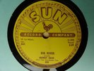 1957 Rockabilly 78 rpm JOHNNY CASH Big River / Ballad of a Teenage Queen SUN EX+
