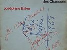 JOSEPHINE BAKER  SIGNED OLYMPIA  68 FRENCH LP COLUMBIA CCTXHS 240684 AUTOGRAPHED
